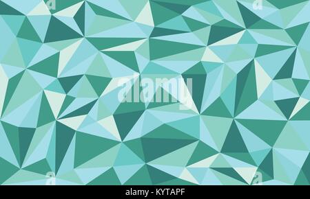 Emerald Tosca Low Poly Kunst Vektor Hintergrund Stock Vektor