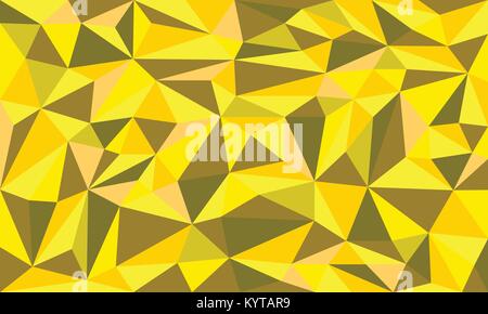 Goldene Erz Low Poly Kunst Vektor Grafik Hintergrund Stock Vektor