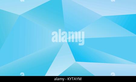 Einfache, in Blau polygonalen Vektorgrafik Hintergrund Stock Vektor
