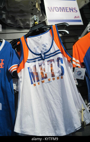 Mets Klubhaus Shop in Midtown Manhattan, New York City, USA Stockfoto