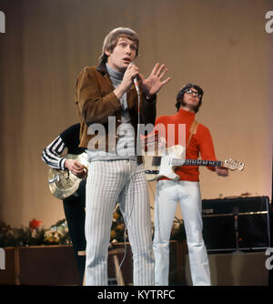 MANFRED MANN Deutsch Rock Band mit Sänger Mike d'Abo 1966. Foto: Tony Gale Stockfoto