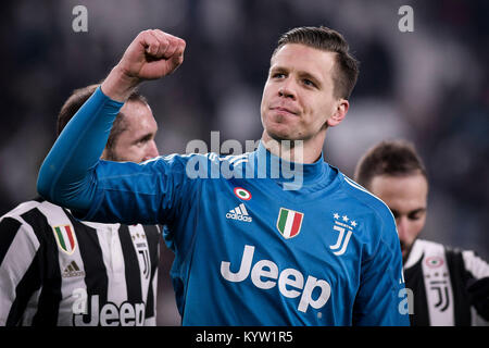 Esultanza Wojciech Szczesny feier Turin 23-12-2017 Allianz Stadion Calcio Serie A Juventus - Roma foto OnePlusNine/Insidefoto Stockfoto