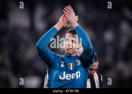 Esultanza Wojciech Szczesny feier Turin 23-12-2017 Allianz Stadion Calcio Serie A Juventus - Roma foto OnePlusNine/Insidefoto Stockfoto