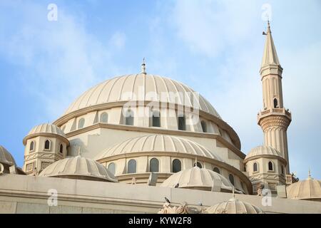 Al Noor Moschee in Sharjah, Vereinigte Arabische Emirate (VAE). Stockfoto