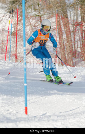 Super Serie Frauen Slalom Stockfoto