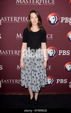 Los Angeles, CA, USA. 16 Jan, 2018. Annes Elwy in der Ankunftshalle für kleine Frauen Photo Call, The Langham Huntington, Los Angeles, CA 16. Januar 2018. Credit: Priscilla Grant/Everett Collection/Alamy leben Nachrichten Stockfoto