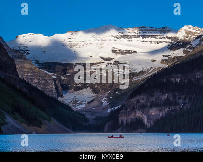 Lake Louise, Banff Nationalpark, Alberta, Kanada. Stockfoto