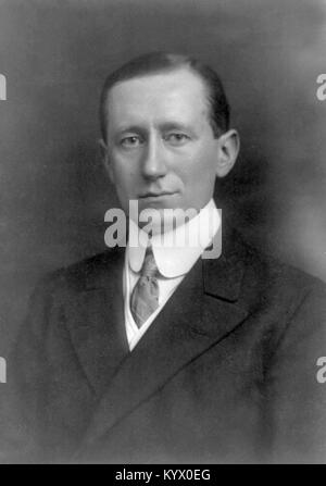 Guglielmo Marconi, 1 Marquis von Marconi, italienische Erfinder und Elektroingenieur bekannt für seine Pionierarbeit auf langen funkübertragung wird zugesprochen, der Erfinder des Radios Stockfoto