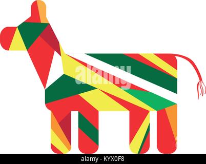 Isolierte pinata Symbol Stock Vektor