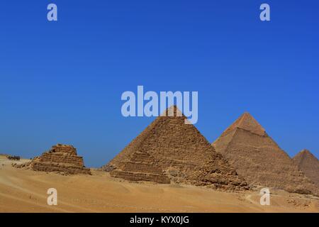 Gizeh piramids, 5 piramids Stockfoto