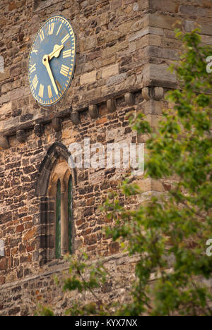 Turm von St. Marys Kirche, Staindrop, County Durham Stockfoto