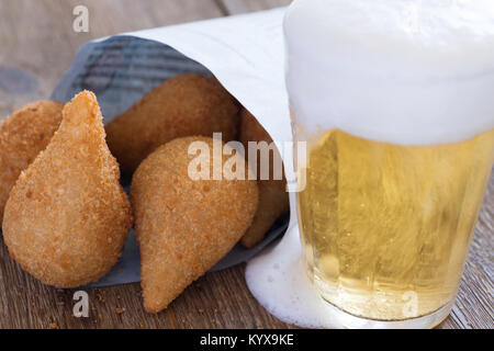 Coxinha, brasilianisches Gericht, Brasilien Stockfoto