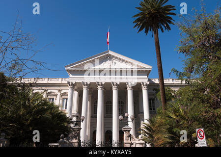 Der ehemalige Nationale Kongress Gebäude, Santiago de Chile Stockfoto