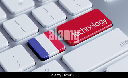 Frankreich Hohe Auflösung Technologie Konzept Stockfoto