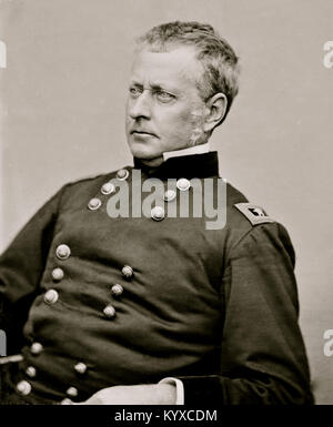 Porträt von Generalmajor Joseph Hooker, Offizier der Bundeswehr Stockfoto