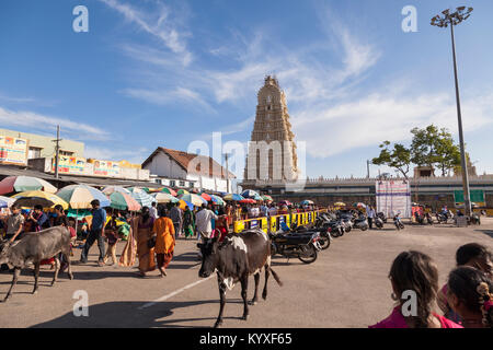 Indien, Karnataka,, Mysore, Chamundi Hills Stockfoto