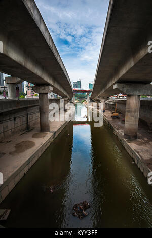 Klang Fluss ist Teil der Fluss des Lebens für Federal Kuala Lumpur popullation. Stockfoto