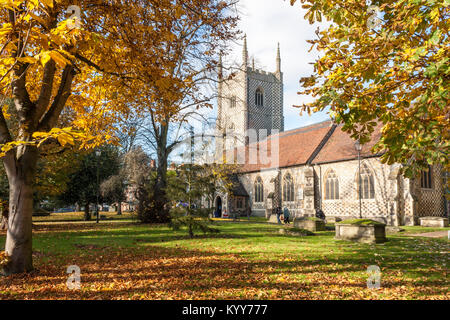 Reading Minster of St Mary the Virgin at St Mary's Butts, Reading, Berkshire, South East England, GB, Großbritannien Stockfoto