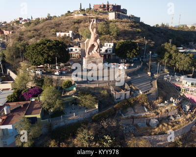 Monumento al Pipila, Statue von al Pipila, Guanajuato, Mexiko Stockfoto