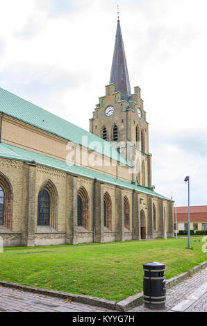 St. Nikolaus Kirche in Halmstad, Halland County, Schweden. Stockfoto