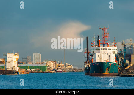 Shoreham Port in Southwick, West Sussex, England. Stockfoto