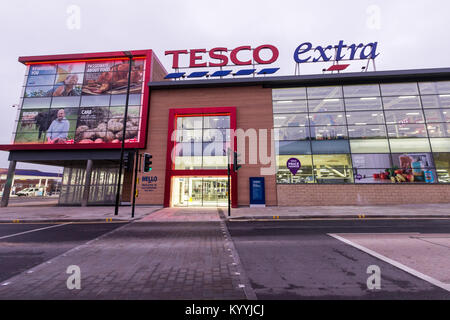 Tesco Extra, Rotherham, Yorkshire UK Stockfoto