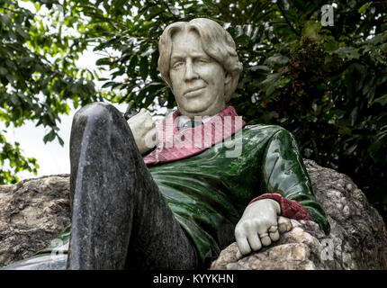 Oscar Wilde Merrion Square, Dublin Stockfoto