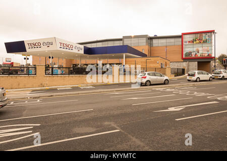 Tesco Extra, Rotherham, Yorkshire UK Stockfoto