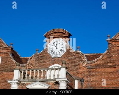 Die Uhr in Christchurch Christchurch Mansion Park. Ipswich, Suffolk, Großbritannien. Stockfoto