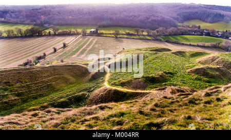 Cley Hill - Warminster, Wiltshire, UK Stockfoto