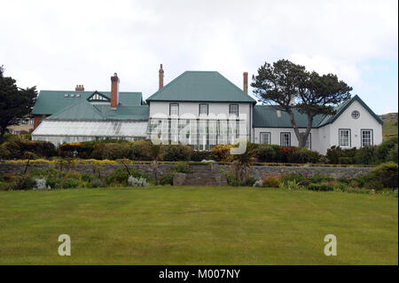 Foto © Mark Lewis (07885-581148) Government House, Stanley Stockfoto