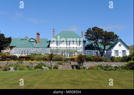 Foto © Mark Lewis (07885-581148) Government House, Stanley Stockfoto