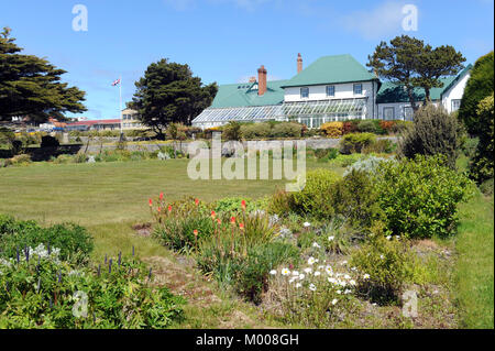 Das Government House, Stanley Stockfoto