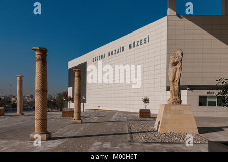 Außenansicht des Gaziantep Das Zeugma Mosaic Museum, Gaziantep, Southeastern Anatolia Region der Türkei Stockfoto