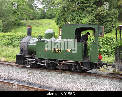 Welshpool und Llanfair Light Railway loco" Gräfin Stockfoto