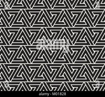 Vektor nahtlose Muster. Moderne, elegante abstrakte Textur. Wiederkehrende geometrische Tiling aus gestreiften Elemente Stock Vektor