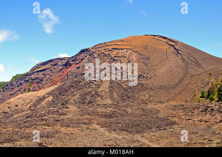 Die Spritzer Kegel des Kilauea Iki in Hawaii Volcanoes National Park Stockfoto