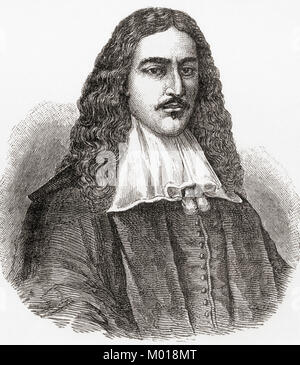 Johan de Witt aka Jan De Witt, 1625 - 1672. Niederländische Politikerin, Grand Versicherten: von Holland. Von Station und Lock's illustrierte Geschichte der Welt, veröffentlicht C 1882. Stockfoto