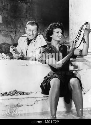 Die LEGENDE VON DER VERLORENEN 1957 Batjac Produktionen Film mit Sophia Loren und John Wayne Stockfoto