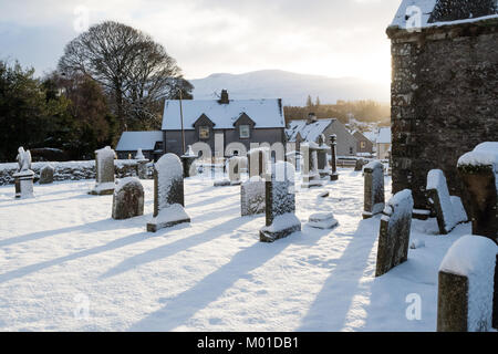 Alte Kirk und Friedhof, Killearn, Stirlingshire, Schottland, UK Stockfoto