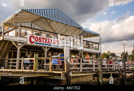 Costello's Clam Shack Noank, Connecticut, USA Stockfoto