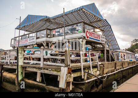 Costello's Clam Shack Noank, Connecticut, USA Stockfoto