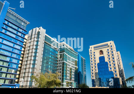 Typisches modernes Gebäude in Doha, Katar Stockfoto