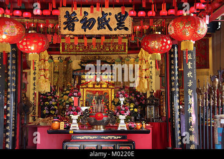 Hong San Si Tempel in Kuching. Stockfoto