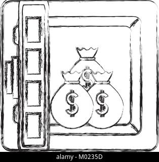 sichere Vektor-illustration Stock Vektor