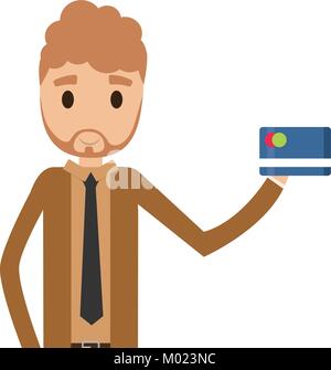 Geschäftsmann und Objekt design Stock Vektor