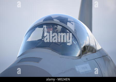 F-15C Eagle fighter Jet vom California Air National Guard. Stockfoto