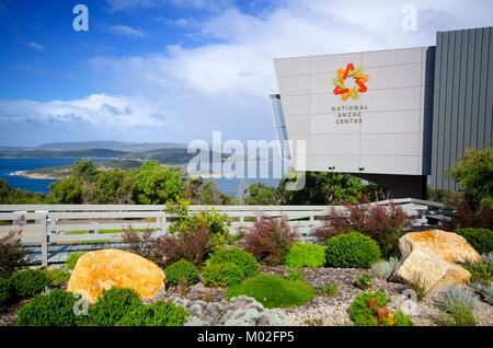 Nationale ANZAC Zentrum mit Blick auf die King George Sound, von wo aus die ersten ANZAC in WW1 wich Stockfoto