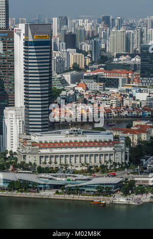 Architektur von Downton Kern, Marina Bay, Singapore Stockfoto