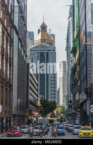 Architektur von Downton Kern, Robinson Road, Marina Bay, Singapore Stockfoto